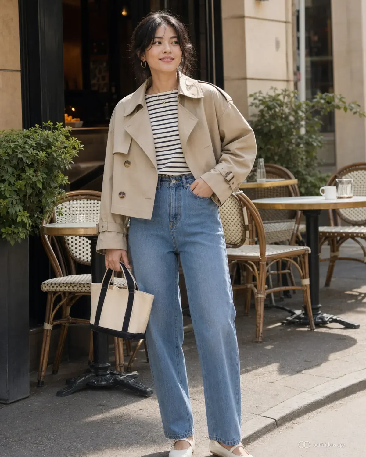 cute outfit ideas easy day outfit with full outfit styling, practical footwear, and scene-ready accessories