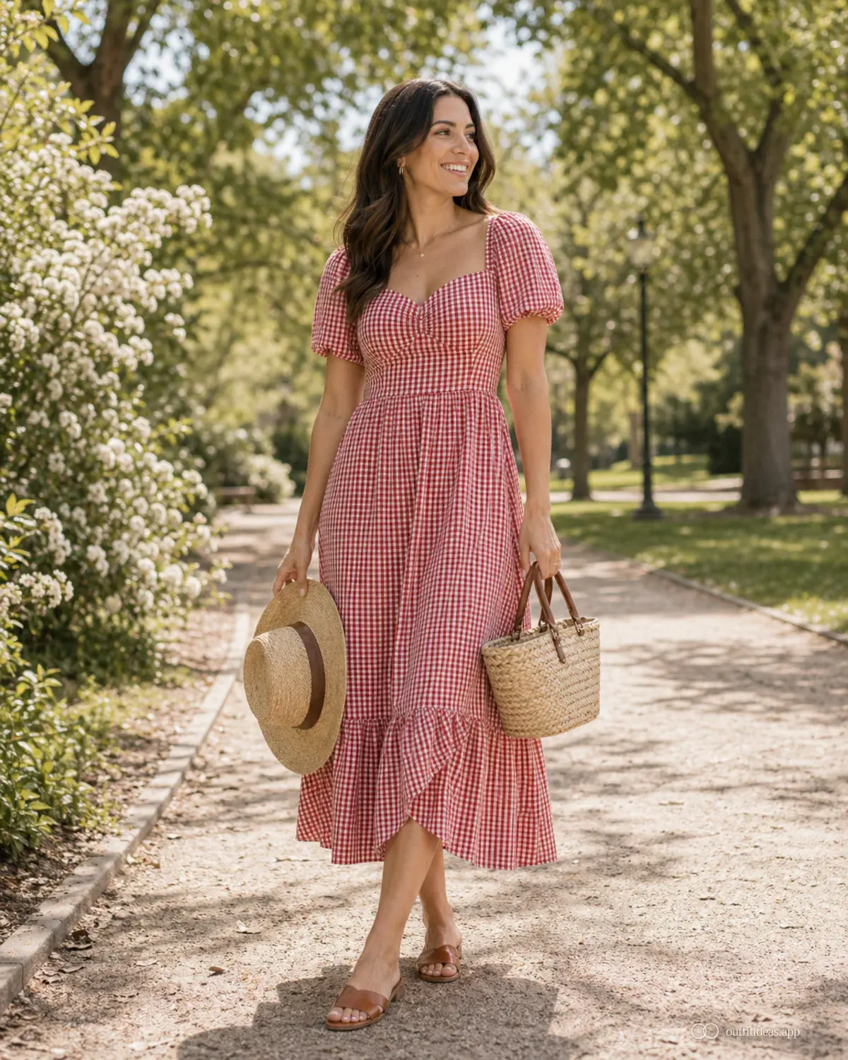 picnic outfit ideas core formula with a complete outfit, practical shoes, and scene-ready accessories