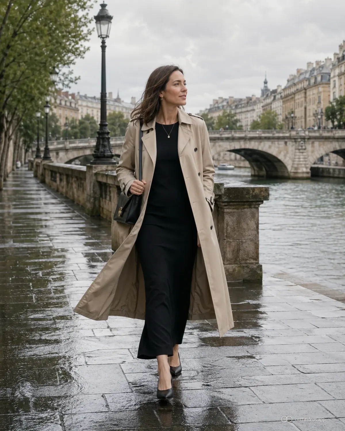 looks para una escapada urbana: plan según clima con conjunto completo, zapatos prácticos y accesorios pensados para la escena