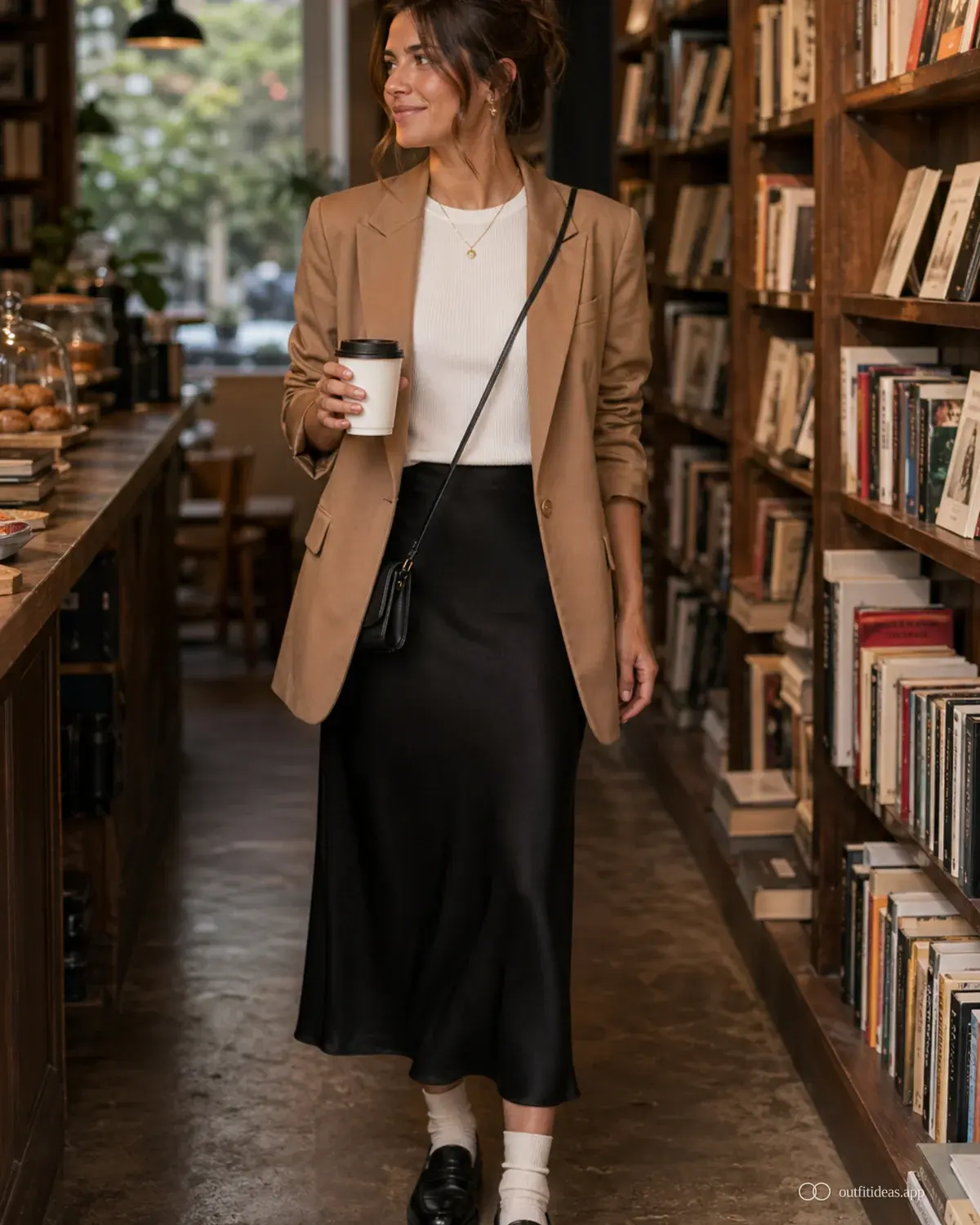 coffee date outfit ideas polished variant with a complete outfit, practical shoes, and scene-ready accessories