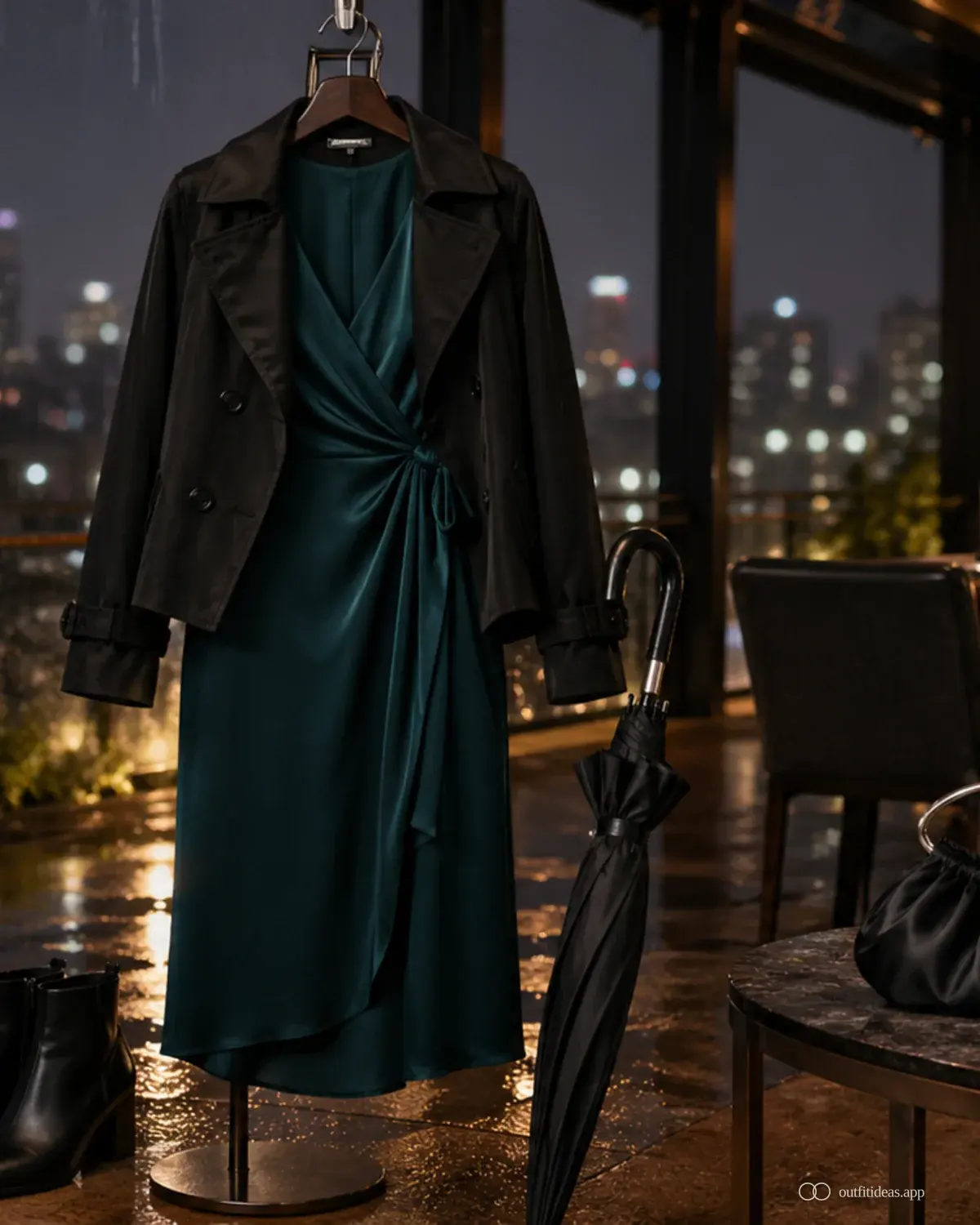 looks para DTI: look de contraste suave con conjunto completo, zapatos prácticos y accesorios pensados para la escena