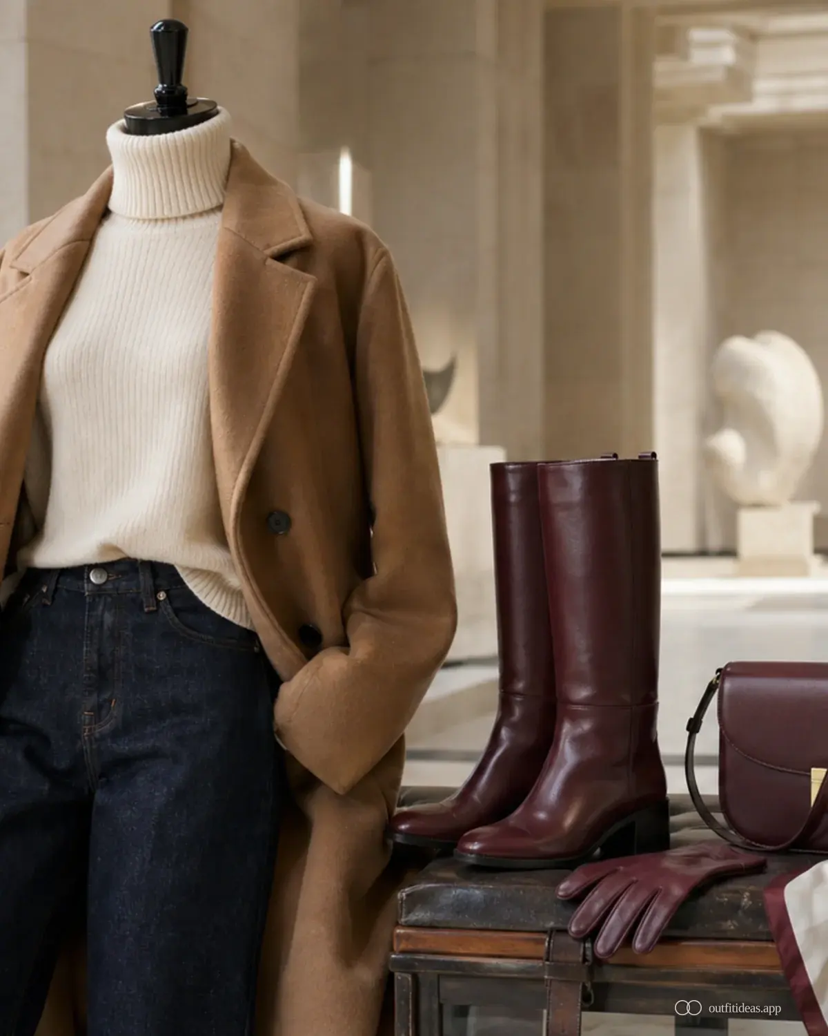 looks para DTI: look apto para el clima con conjunto completo, zapatos prácticos y accesorios pensados para la escena