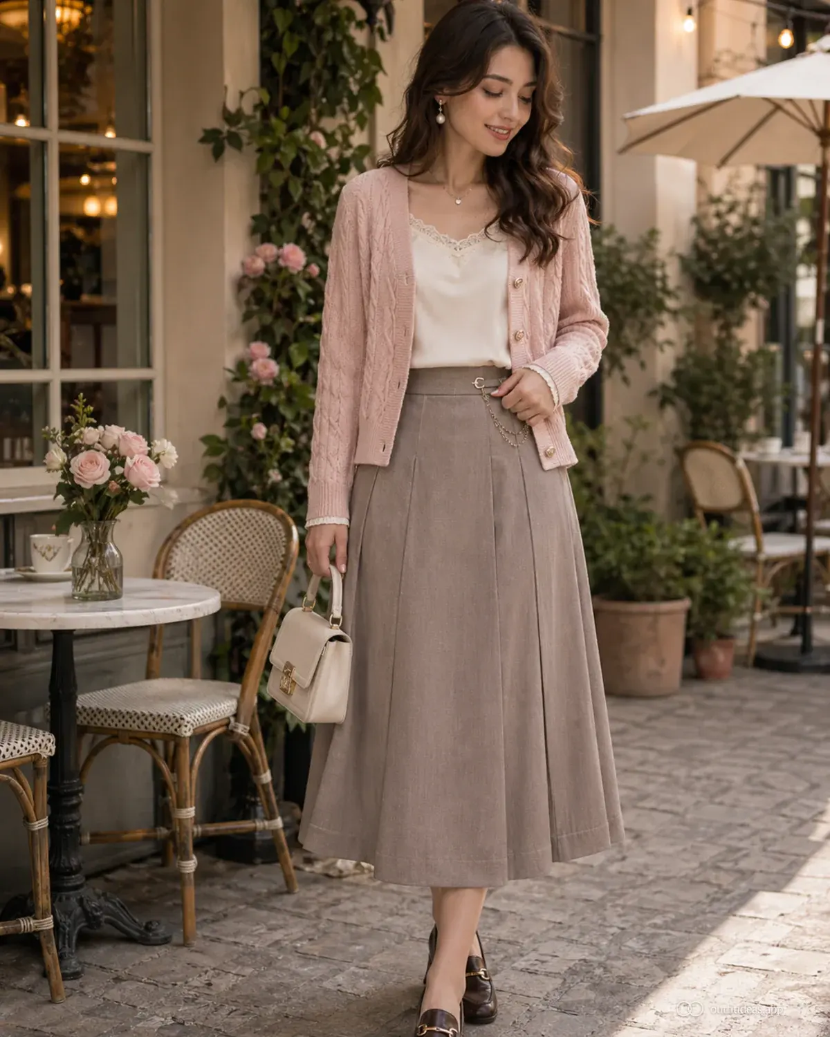 idées de tenues gacha – formule soignée avec une tenue complète, des chaussures pratiques et des accessoires adaptés à la scène