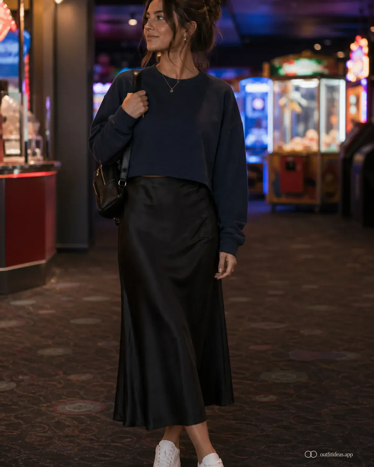 idées de tenues pour soirée cinéma – tenue météo avec une tenue complète, des chaussures pratiques et des accessoires adaptés à la scène