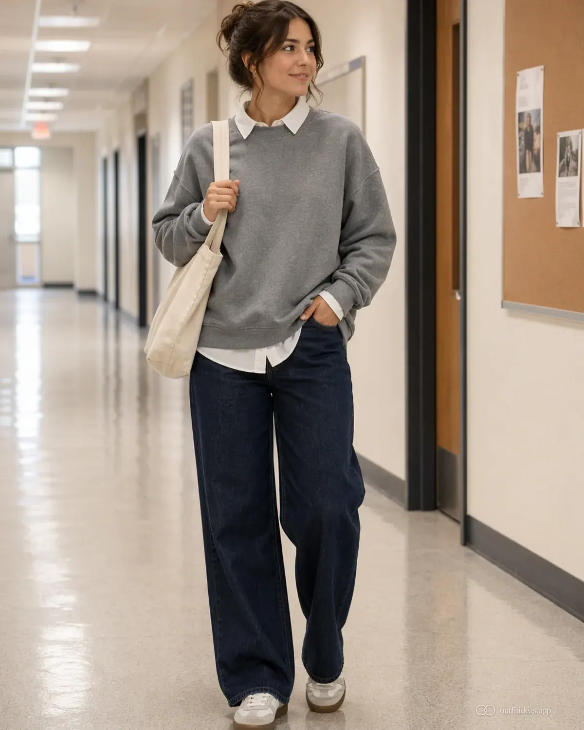 looks de colegio: variación con capas con estilismo completo, calzado práctico y accesorios pensados para la escena