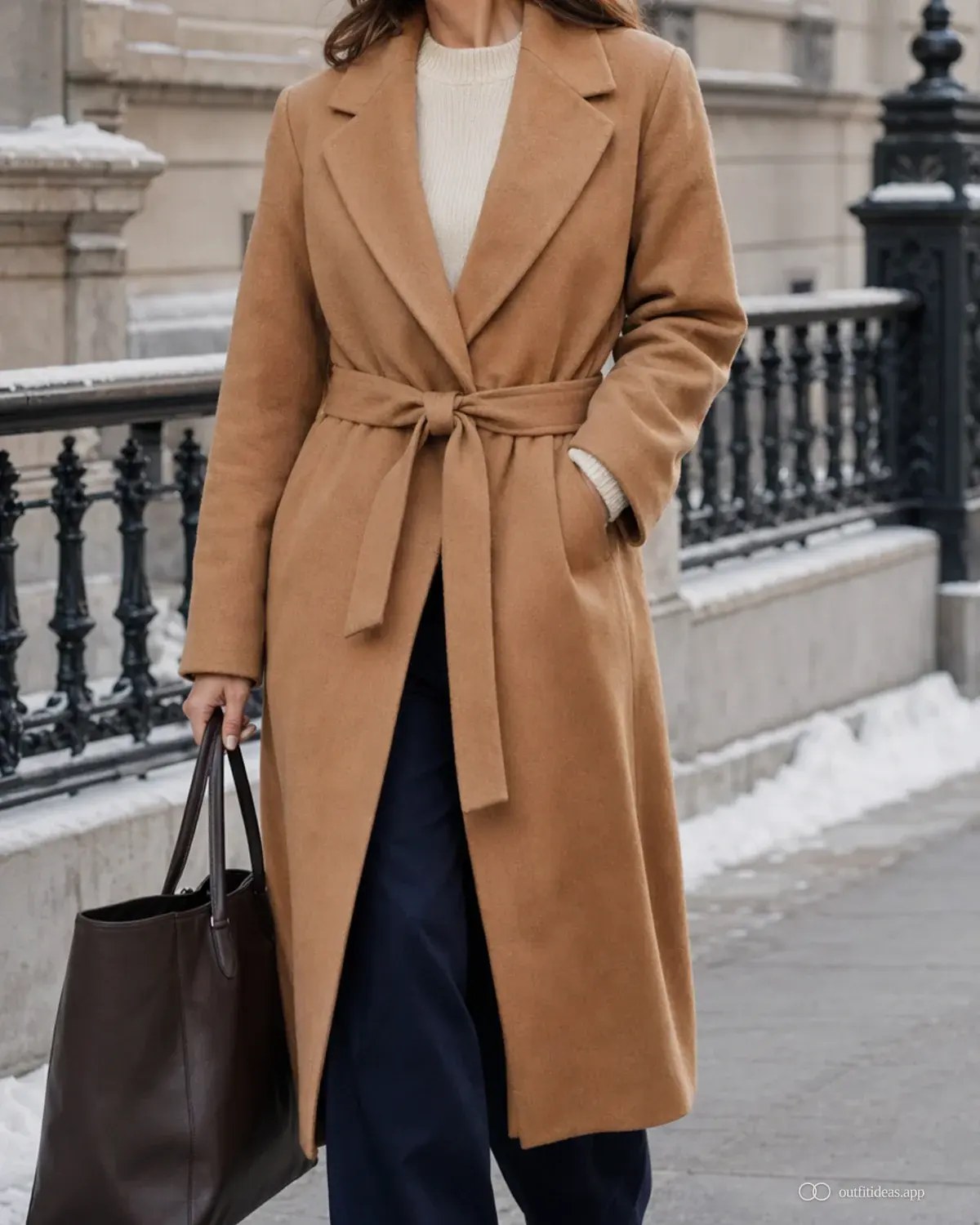 looks de invierno: variación con capas con estilismo completo, calzado práctico y accesorios pensados para la escena